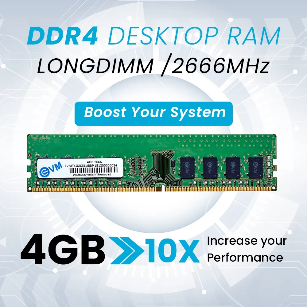 EVM Desktop Ram 4GB DDR4 2666Mhz view 5